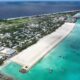 Land reclamation in Funafuti, Tuvalu